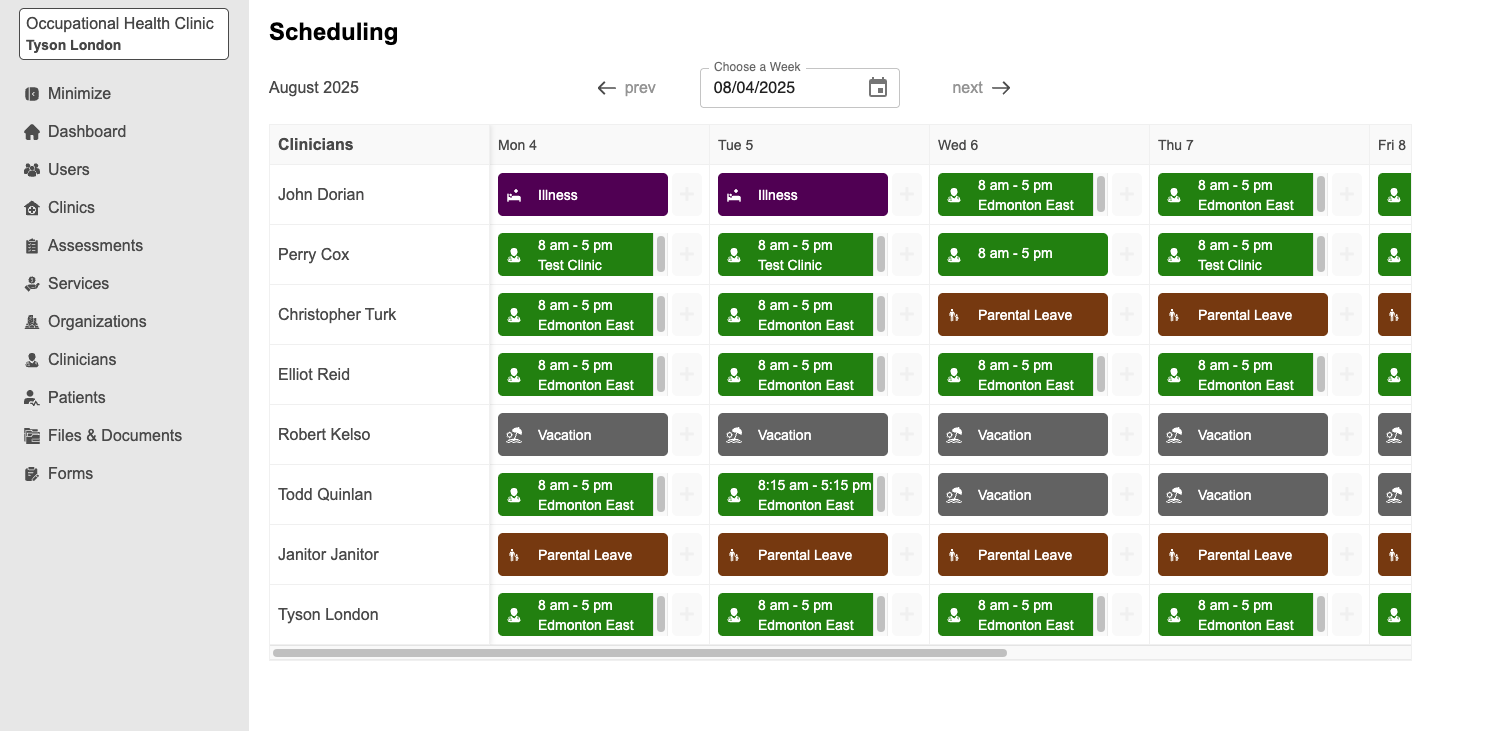 Smart Scheduling Screenshot